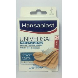 Hansaplast med universal apósitos 4 tamaños 40 apósitos
