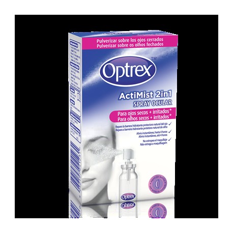 Optrex actimist 2 en 1 para ojos secos + irritados