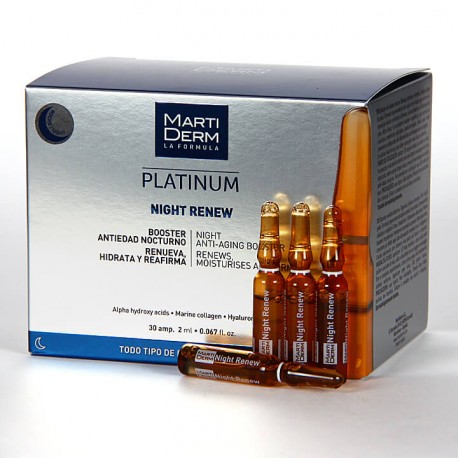 Martiderm Night Renew Platinum 30 ampollas